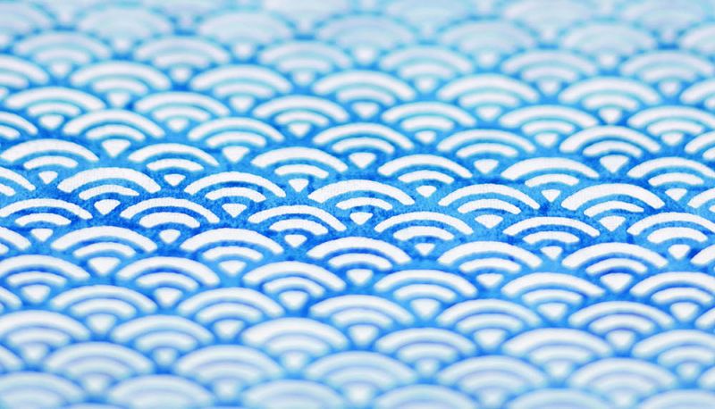 hoa văn gợn sóng